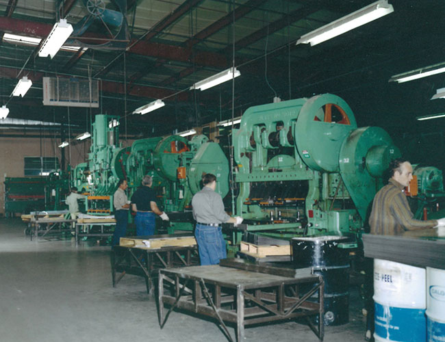 Williams fabrication line in the 80s