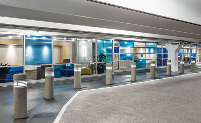 Application photo of the OSC12R at the patient entrance of the Tallahassee Memorial Healthcare