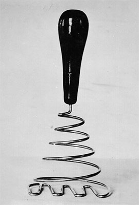 A potato masher, one of the original H.E. Williams inventions