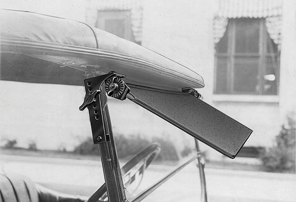 A sun visor, one of the original H.E. Williams inventions