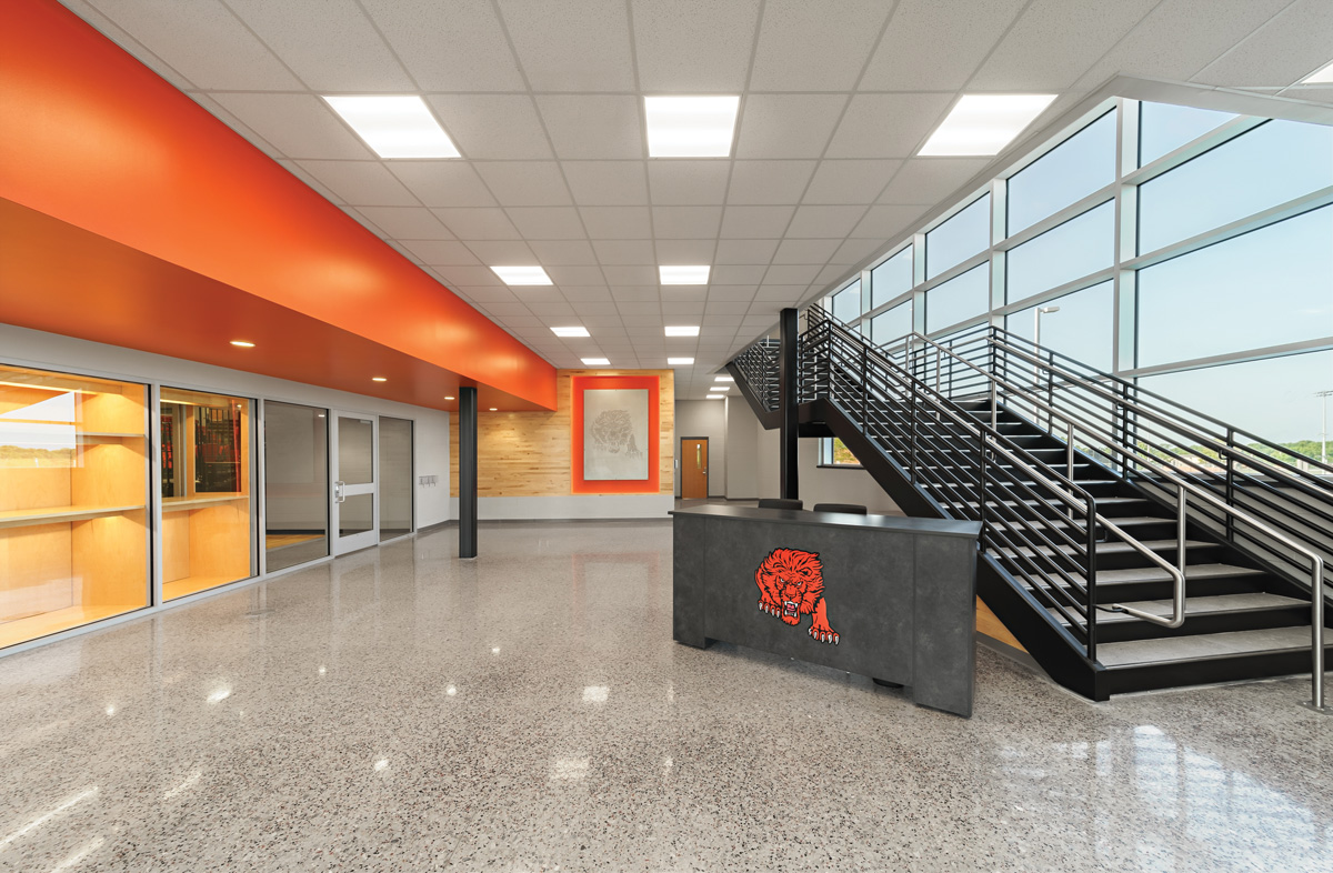 Gravette High School Competition Gymnasium — Lobby