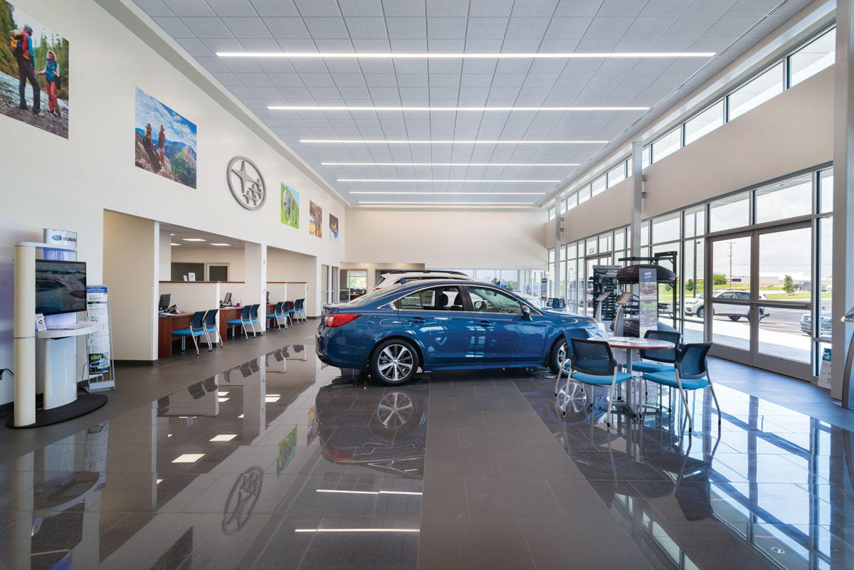 Frank Fletcher Subaru — Showroom
