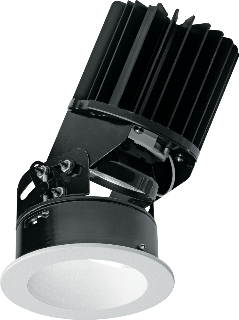 Angled Lens with White Trim