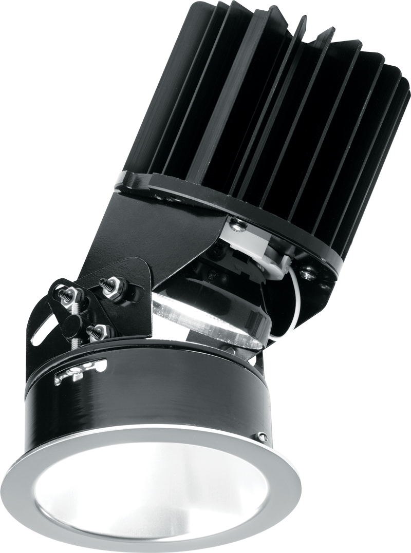 Open Lens with Clear Semi-Specular Trim