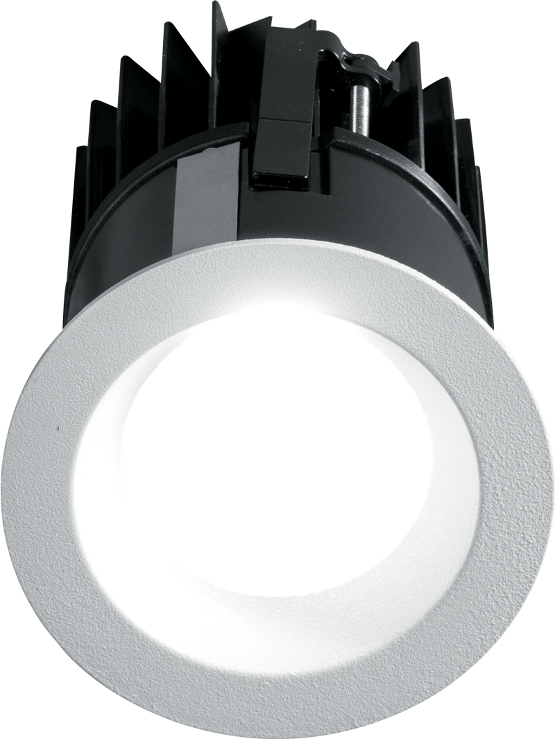 Regressed Lens with White Trim