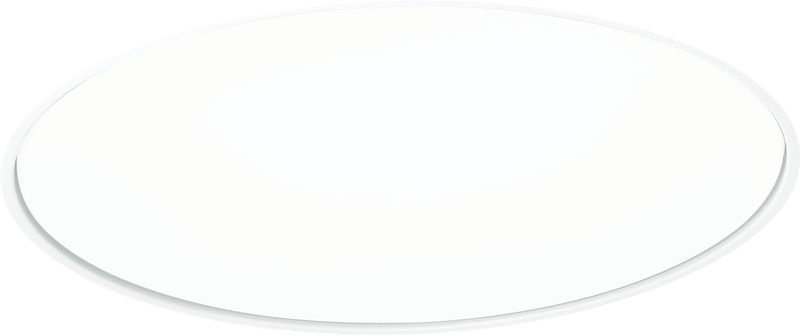 RND:  Round, recessed architectural fixture adds visual interest. Frosted, round acrylic lens provides soft, uniform light distribution.