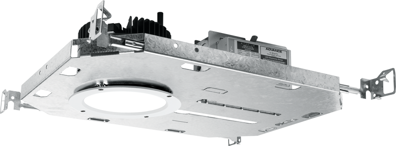 V4DR: The vandal-resistant design of the 4 inch round LED downlight features die-cast trim options to achieve the perfect style for any space.