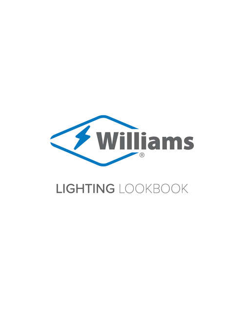 Williams Lighting Lookbook From education and healthcare facilities to hospitality, corporate and industrial environments, Williams designs and manufactures LED luminaires that offer advanced human-centric lighting features and innovative controls solutions.